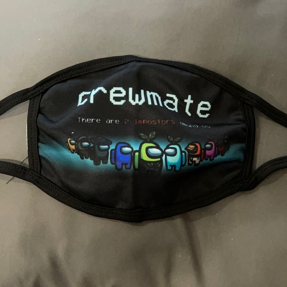 6/$20 New Among Us face mask